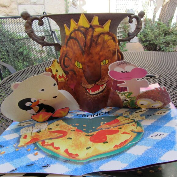 pizza! A yummy pop-up By jan pienkowski hardcover 2001 (B63) - Picture 9 of 10